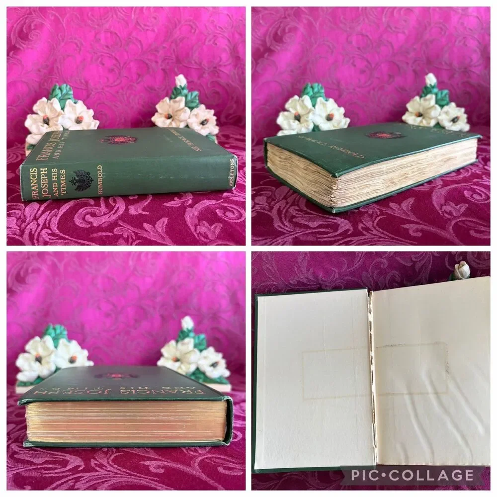 1909 Francis Joseph and His Times by Sir Horace Rumbold, Scarce First Edition